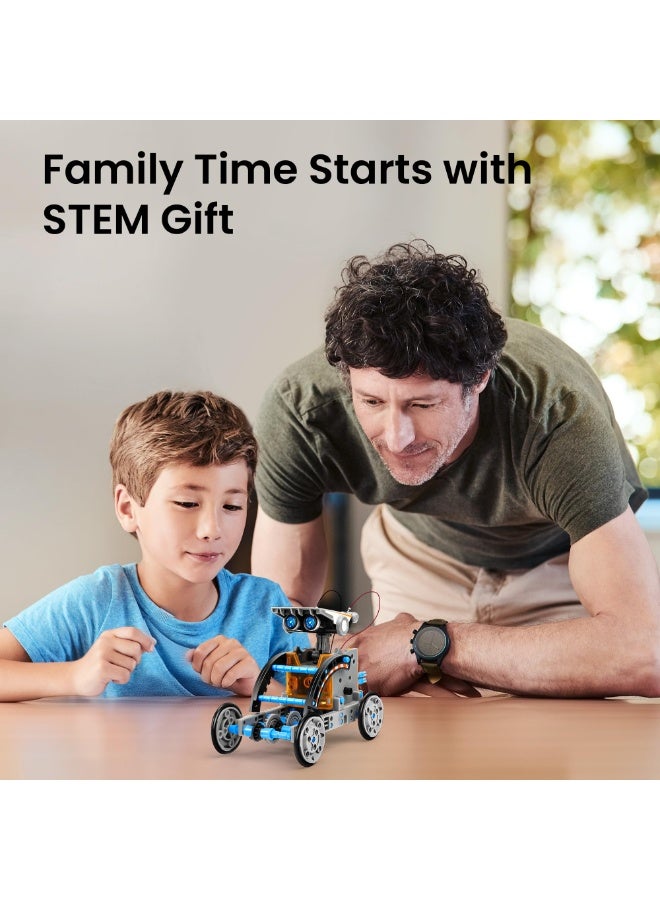 Halamodo STEM 13-in-1 Education Solar Robot Toys, DIY Building Science Experiment Kit for Kids Aged 8-10 and Older, Solar Powered by The Sun, Handmade Assembly Kit, Birthday Gift For Boys And Girls - Image 4